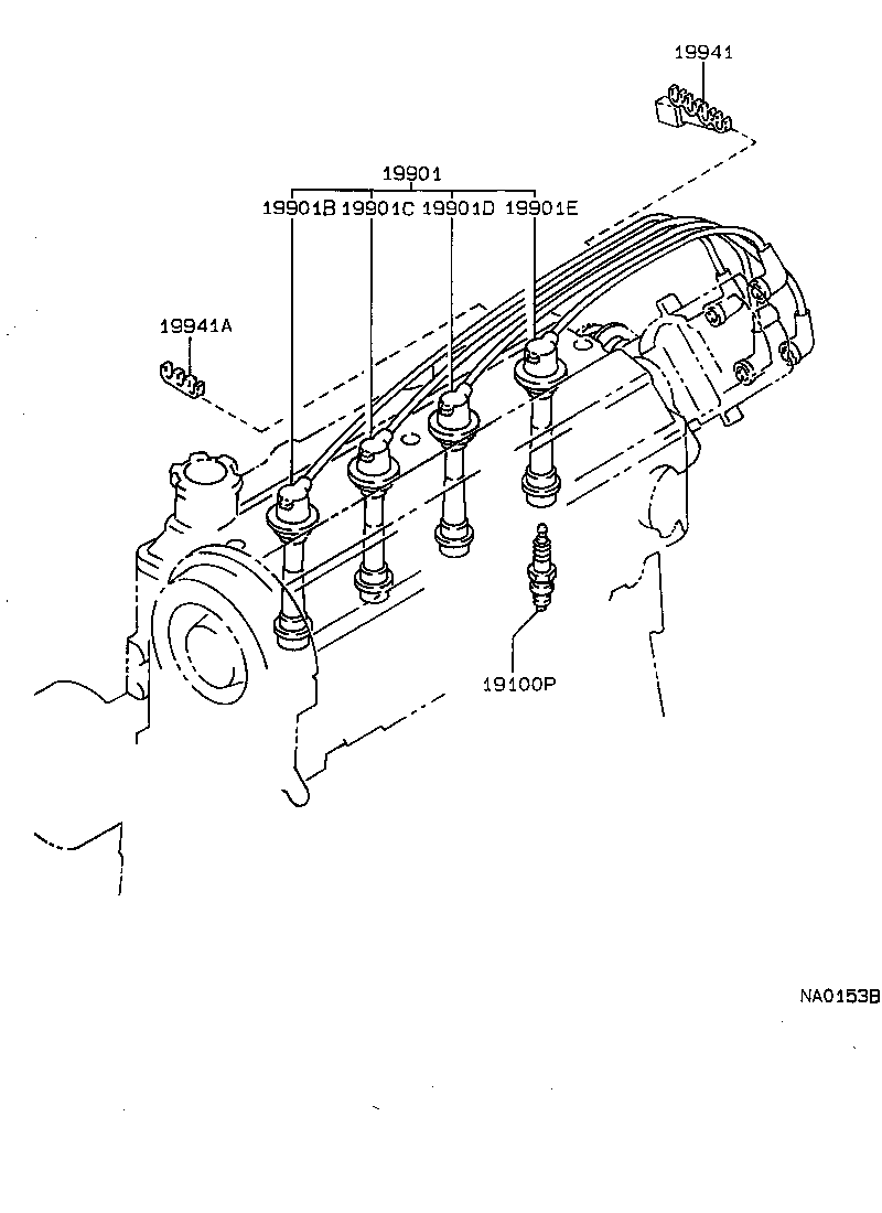  SPRINTER CARIB |  IGNITION COIL SPARK PLUG