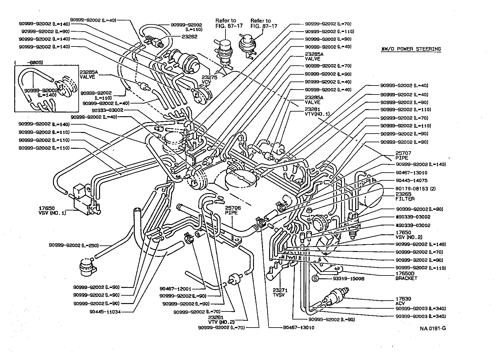  SPRINTER TRUENO |  VACUUM PIPING