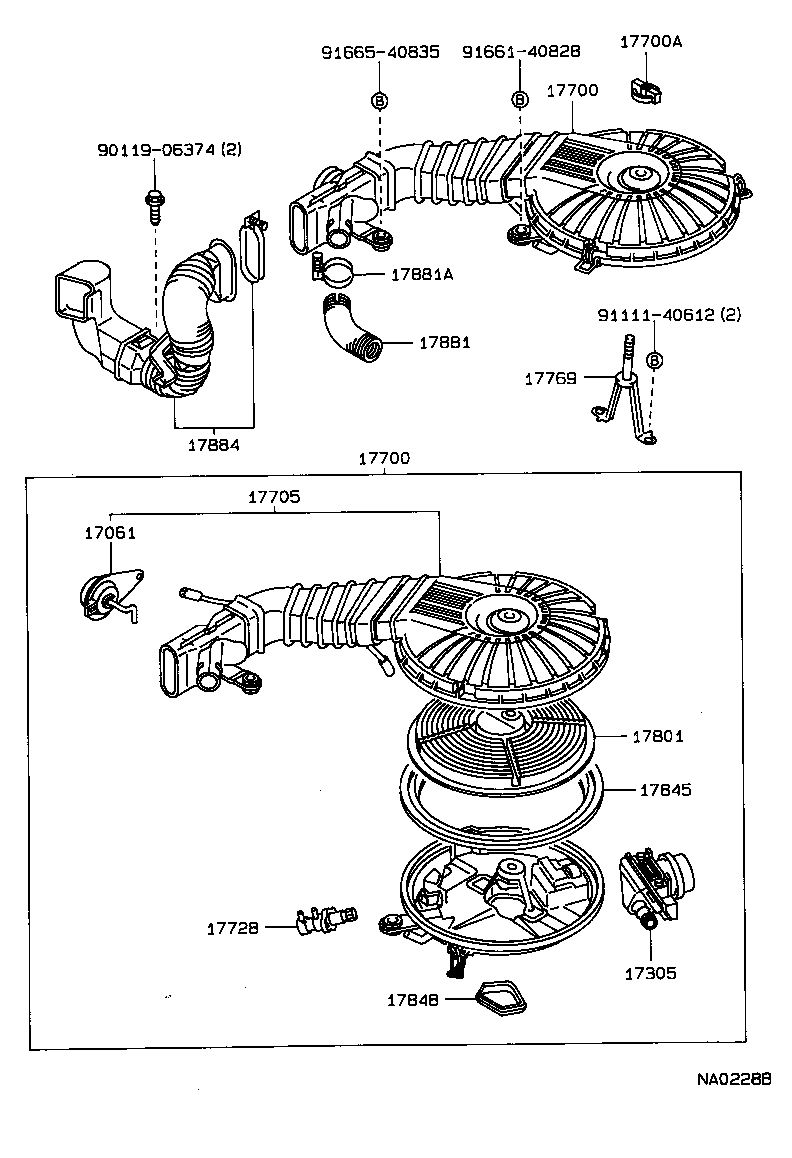  COROLLA |  AIR CLEANER