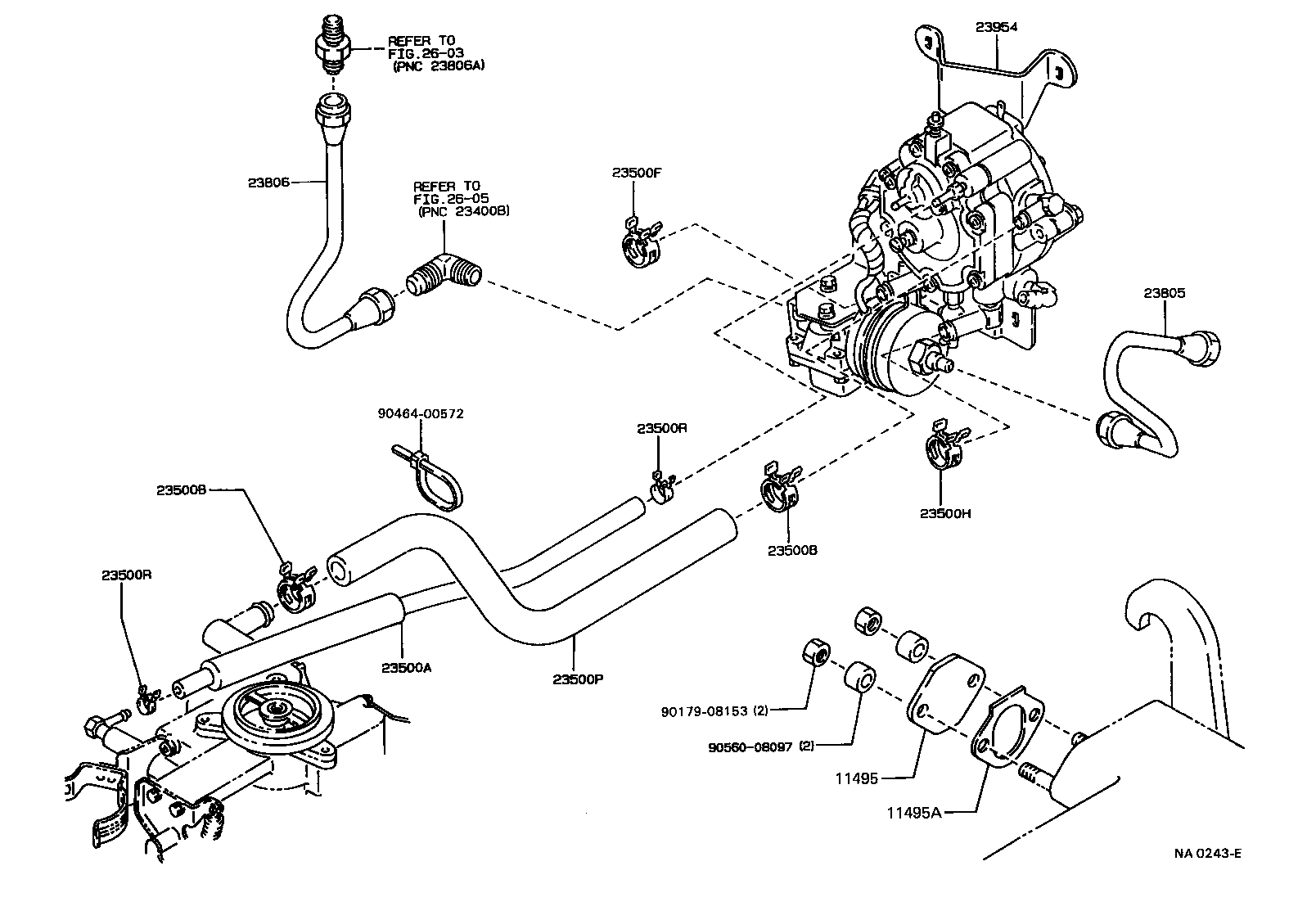  COROLLA |  LPG CARBURETOR FUEL PIPE