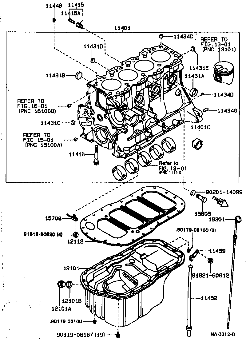  CARINA FF |  CYLINDER BLOCK