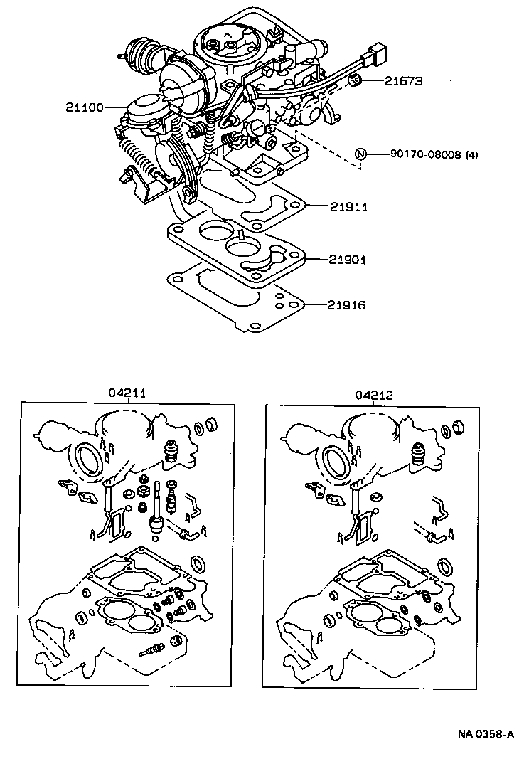  CARINA FF |  CARBURETOR ASSEMBLY