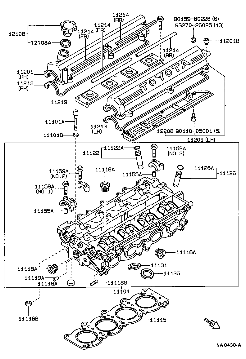  CAMRY VISTA |  CYLINDER HEAD