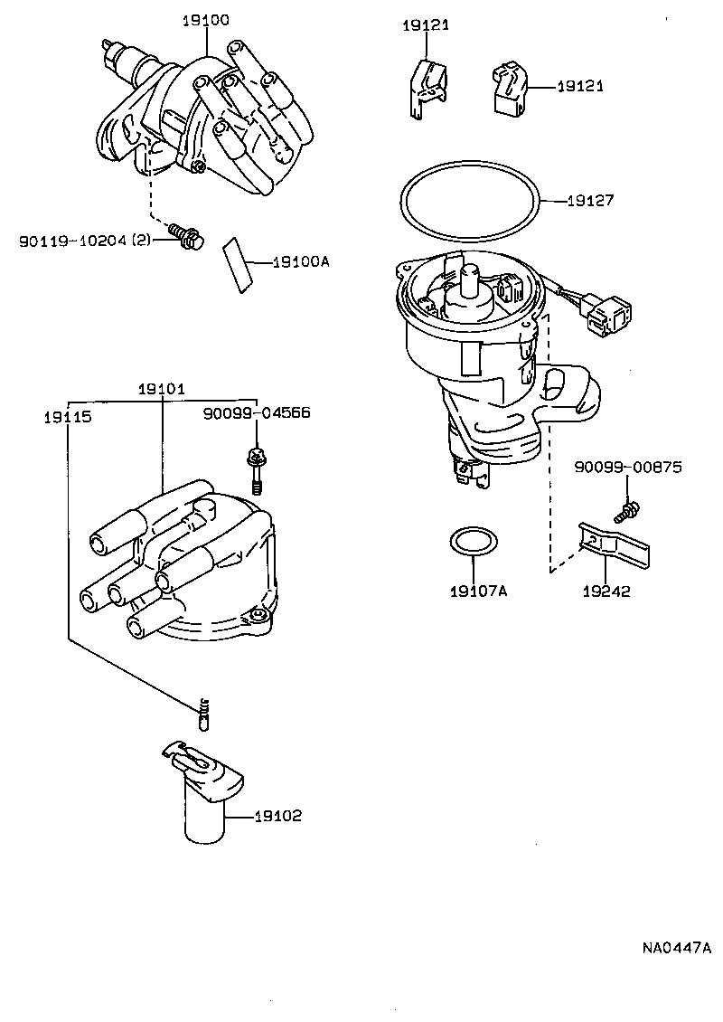  CAMRY VISTA |  DISTRIBUTOR