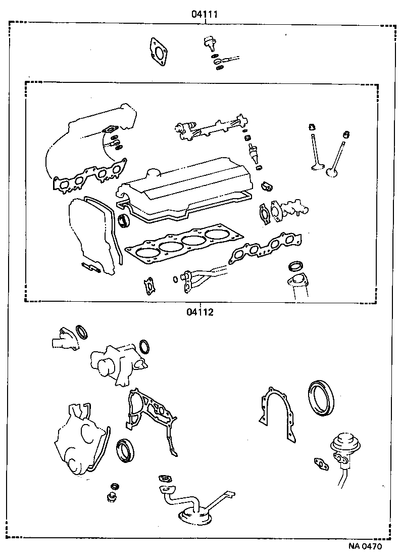  CAMRY VISTA |  ENGINE OVERHAUL GASKET KIT