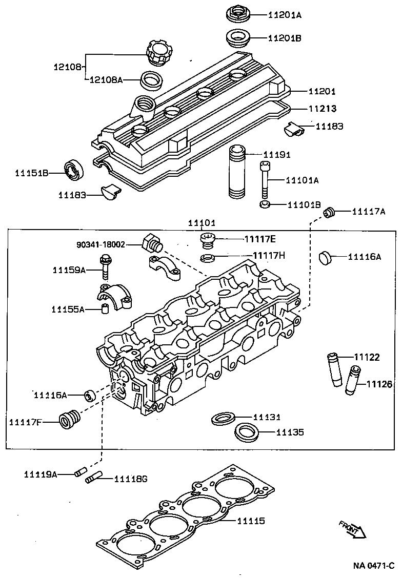  CAMRY VISTA |  CYLINDER HEAD