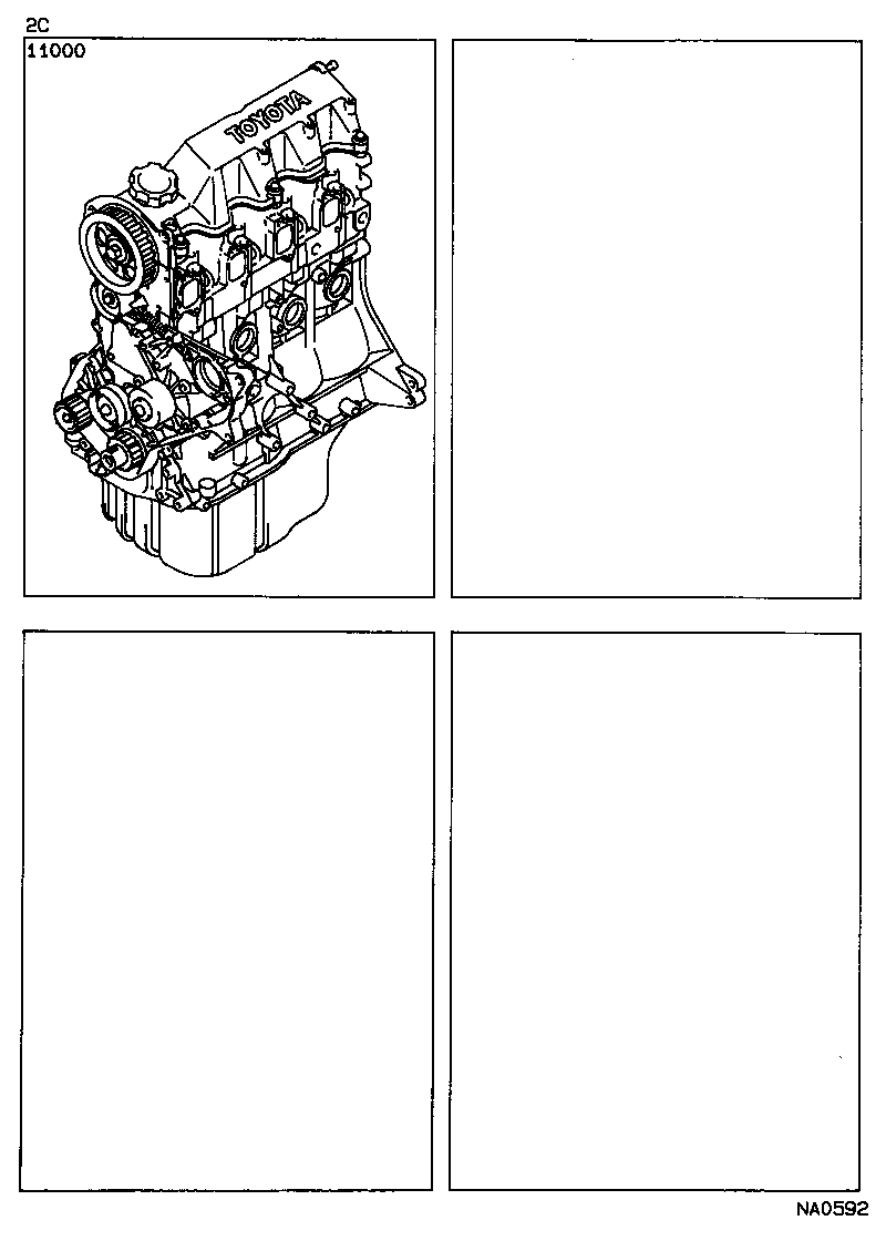  CARINA FF |  PARTIAL ENGINE ASSEMBLY
