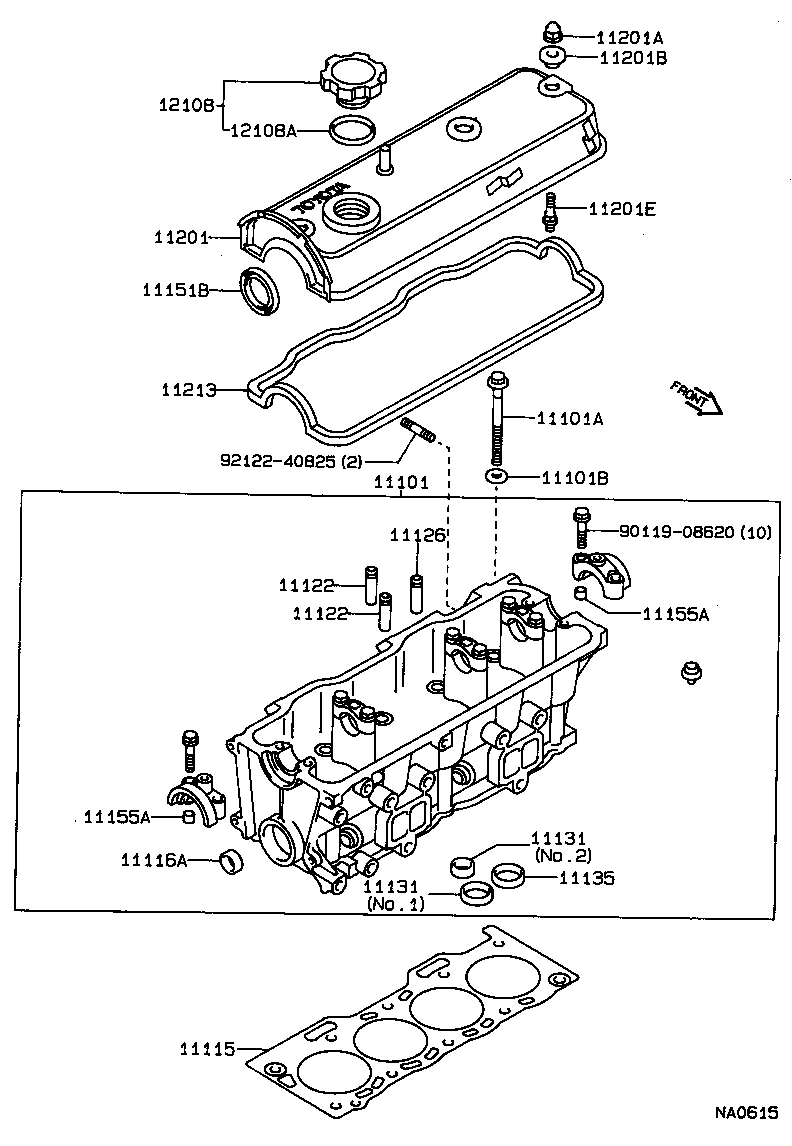  CARINA FF |  CYLINDER HEAD