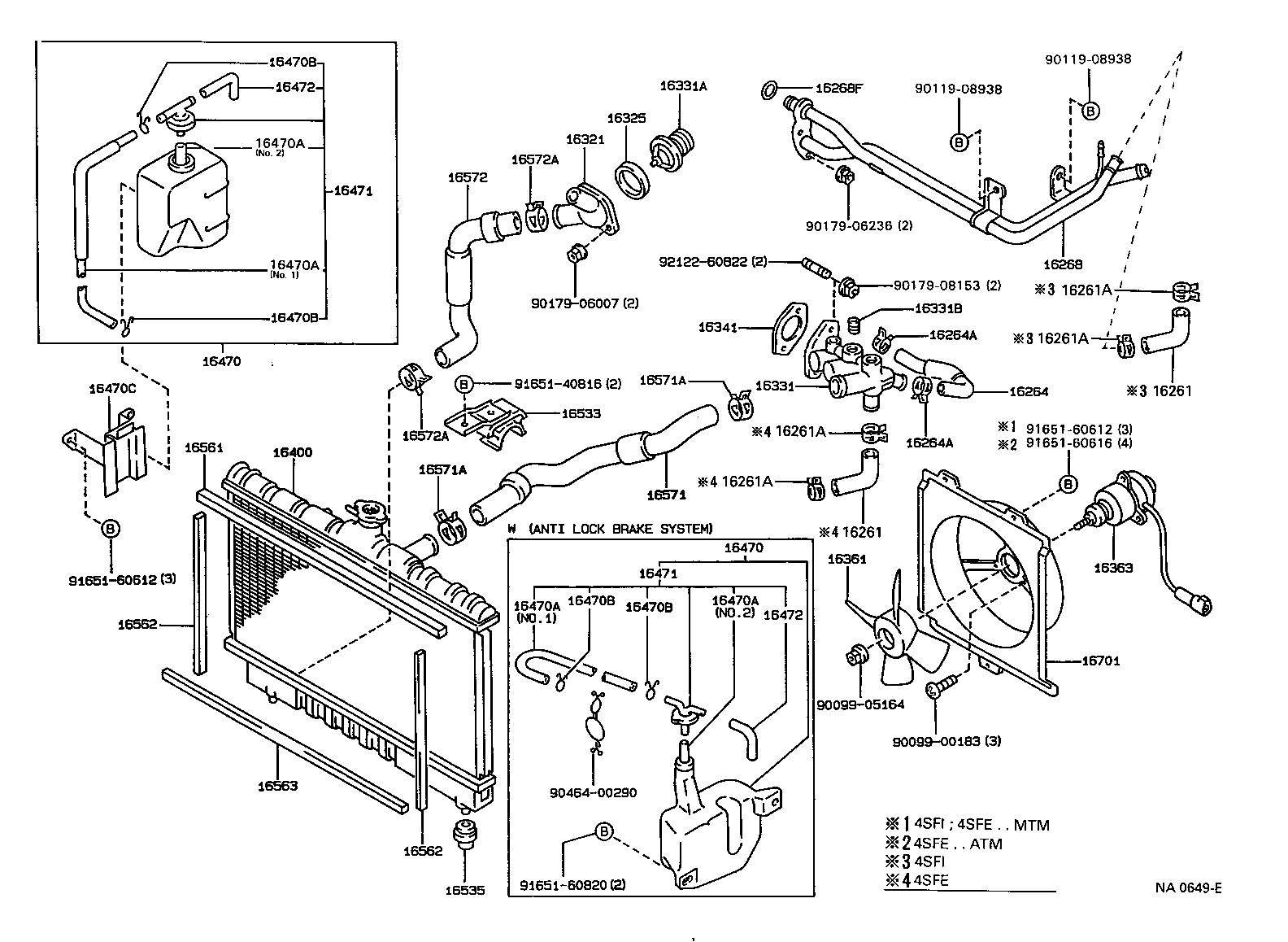  CARINA FF |  RADIATOR WATER OUTLET