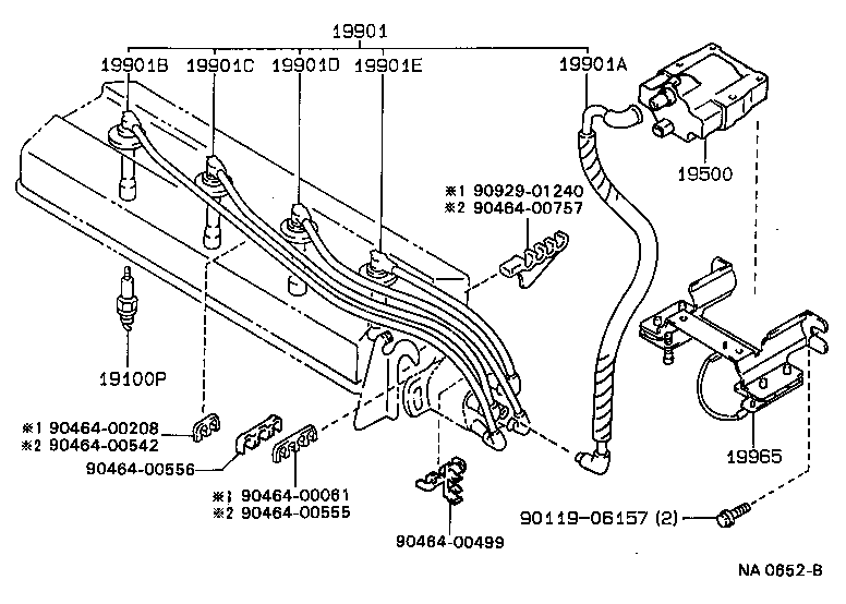  CARINA FF |  IGNITION COIL SPARK PLUG