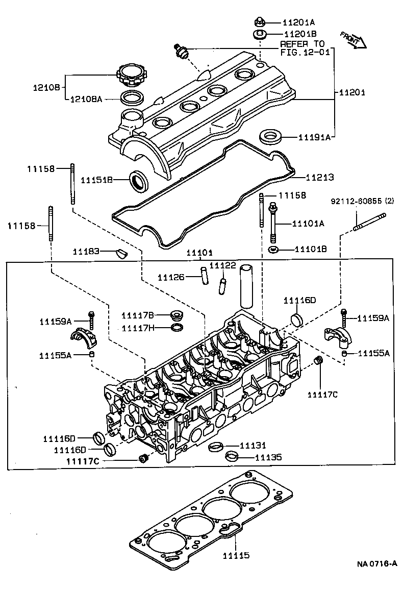  CARINA FF |  CYLINDER HEAD