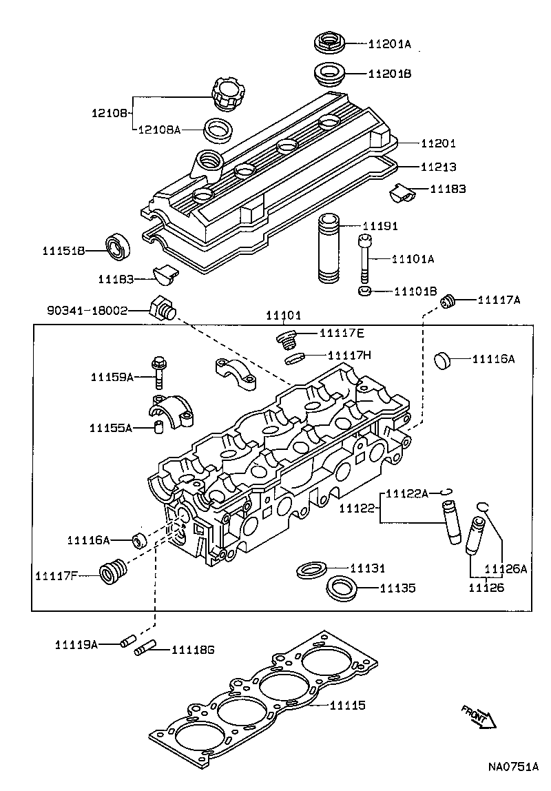  CAMRY VISTA |  CYLINDER HEAD