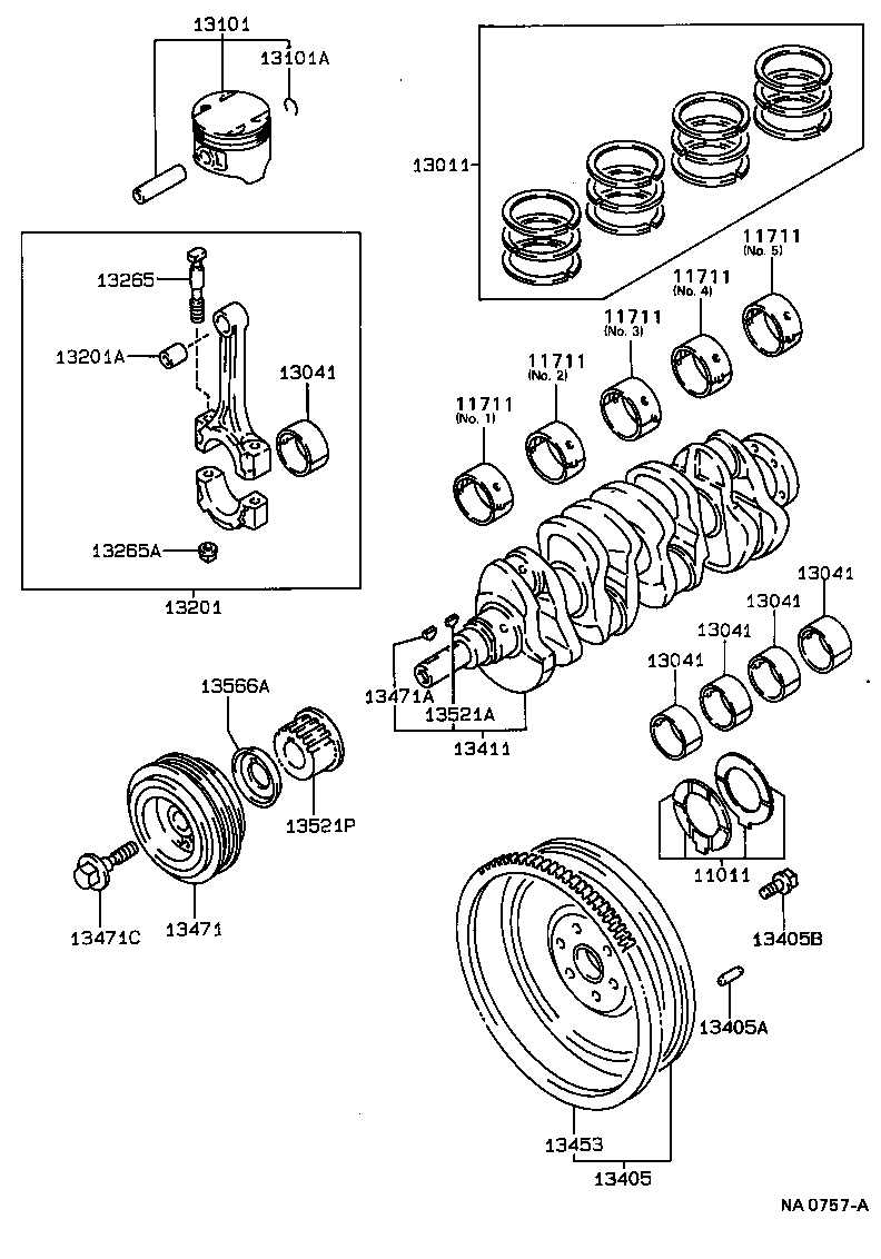  CAMRY VISTA |  CRANKSHAFT PISTON