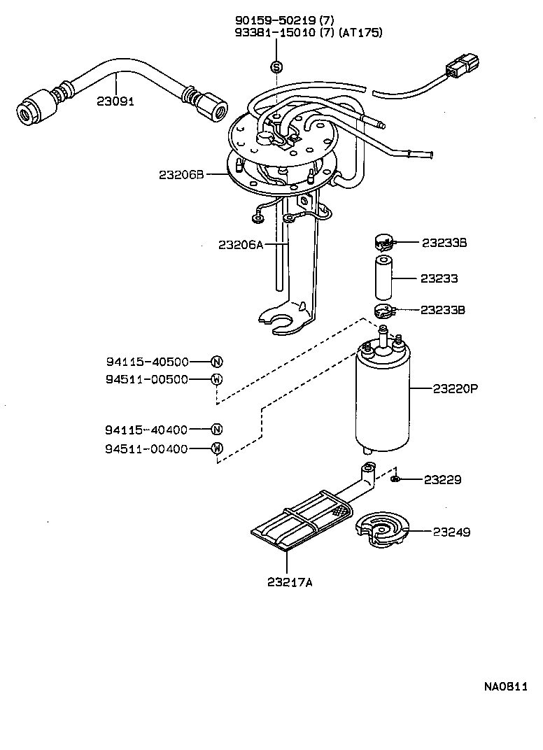  CARINA FF |  FUEL INJECTION SYSTEM
