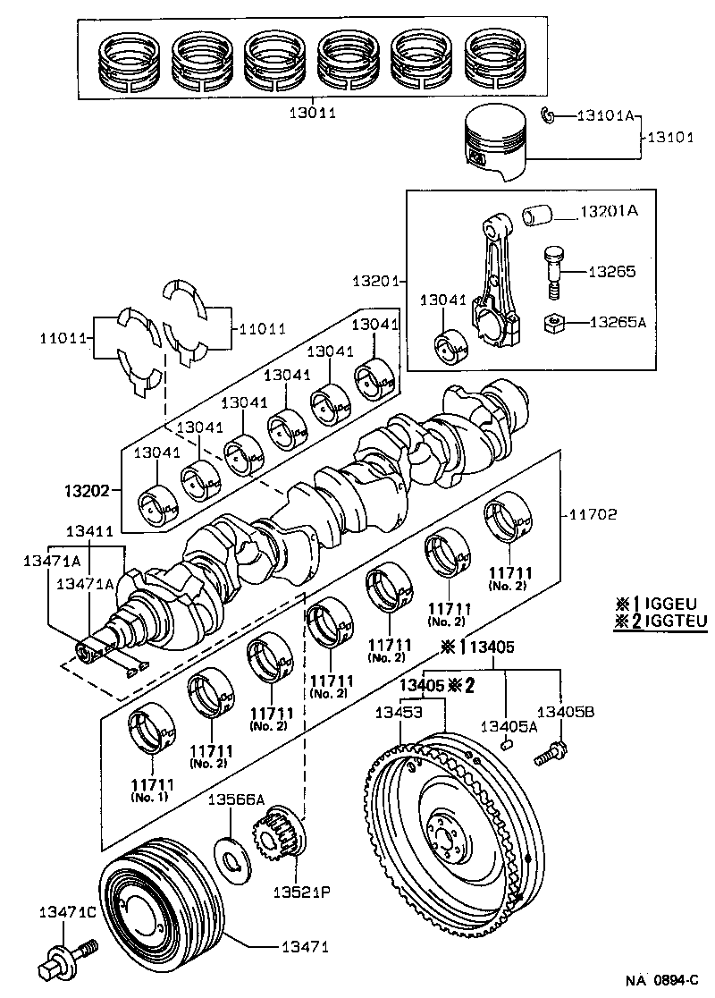  SUPRA |  CRANKSHAFT PISTON