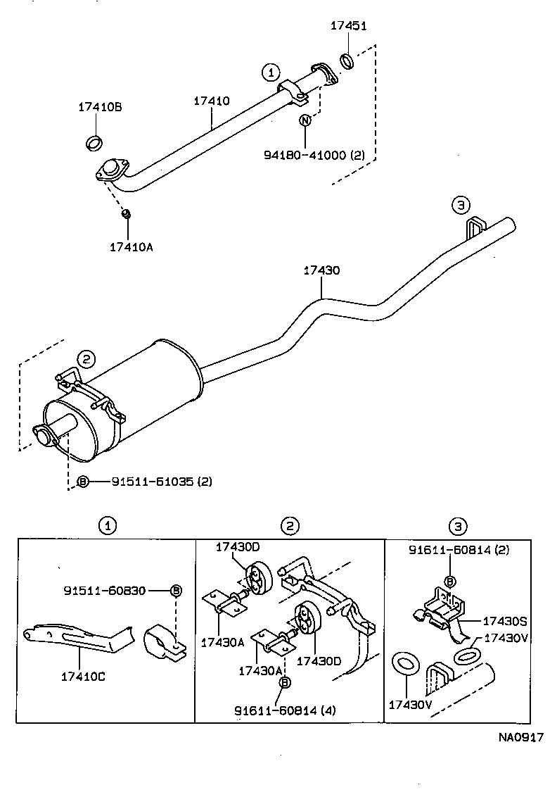  TOWN MASTERACE V WG |  EXHAUST PIPE