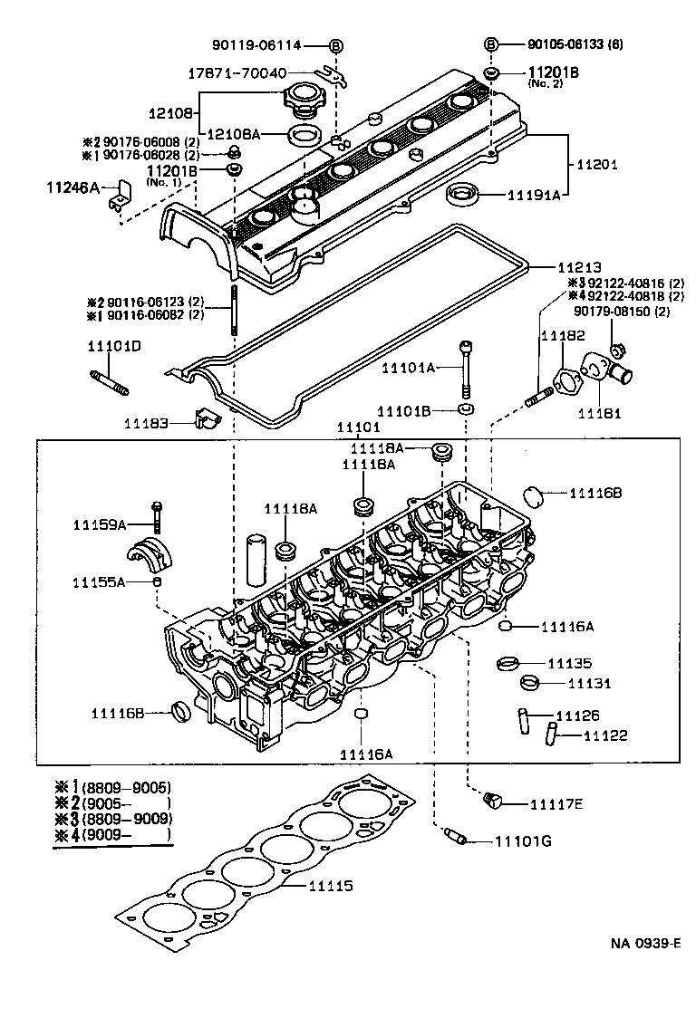  CROWN |  CYLINDER HEAD