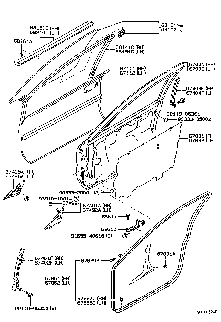  SPRINTER |  FRONT DOOR PANEL GLASS