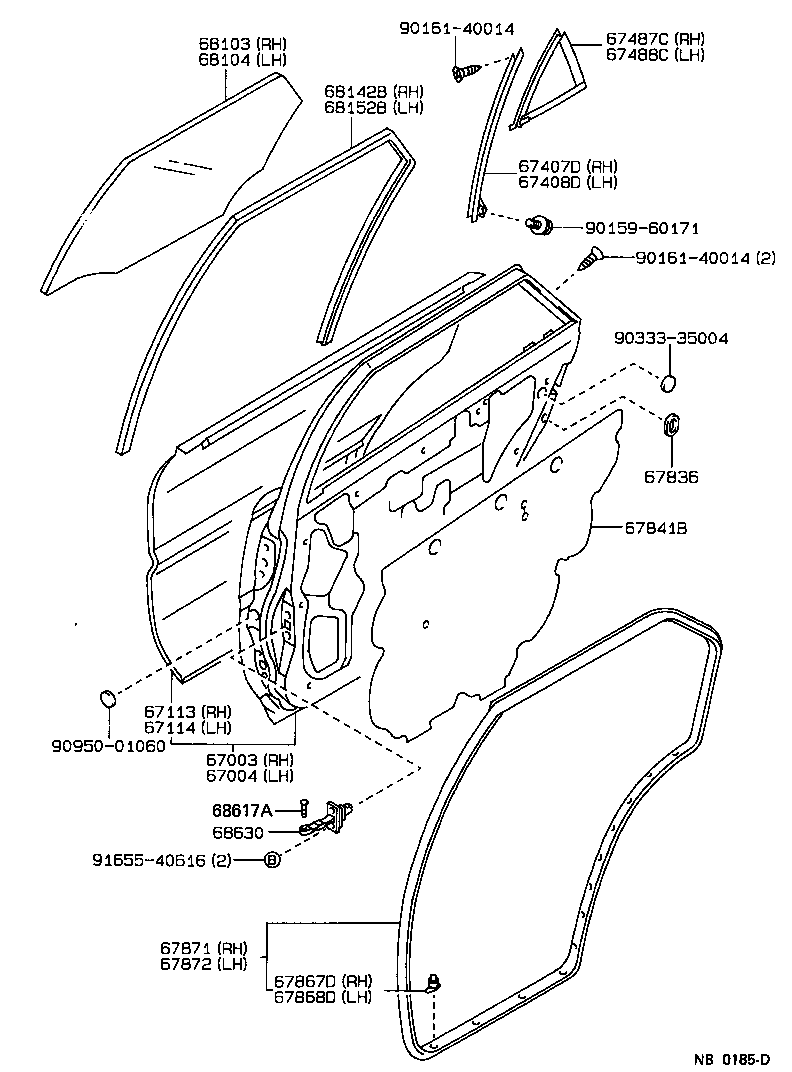  SPRINTER |  REAR DOOR PANEL GLASS