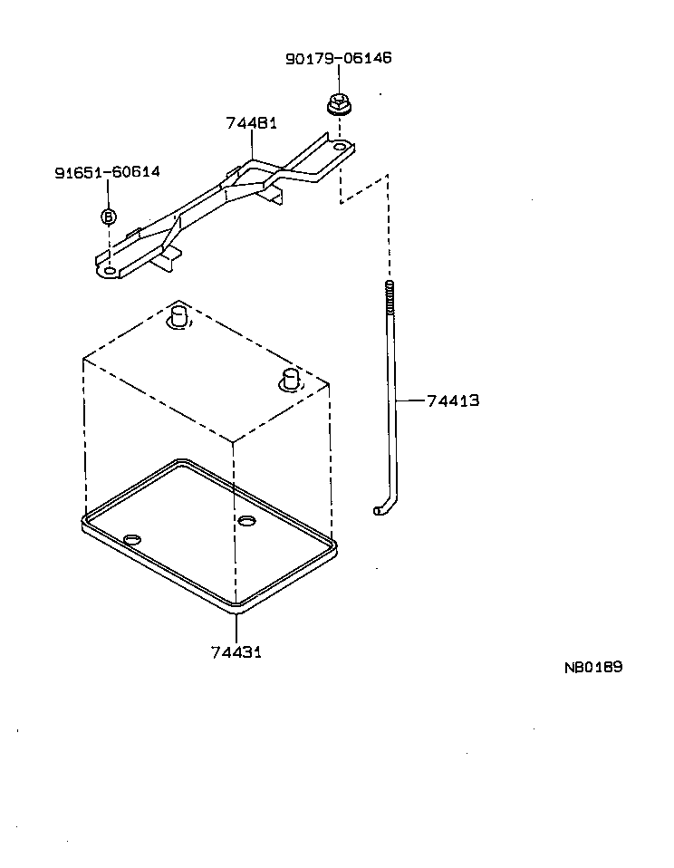 SPRINTER TRUENO |  BATTERY CARRIER