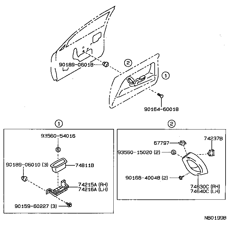  SPRINTER TRUENO |  ARMREST VISOR