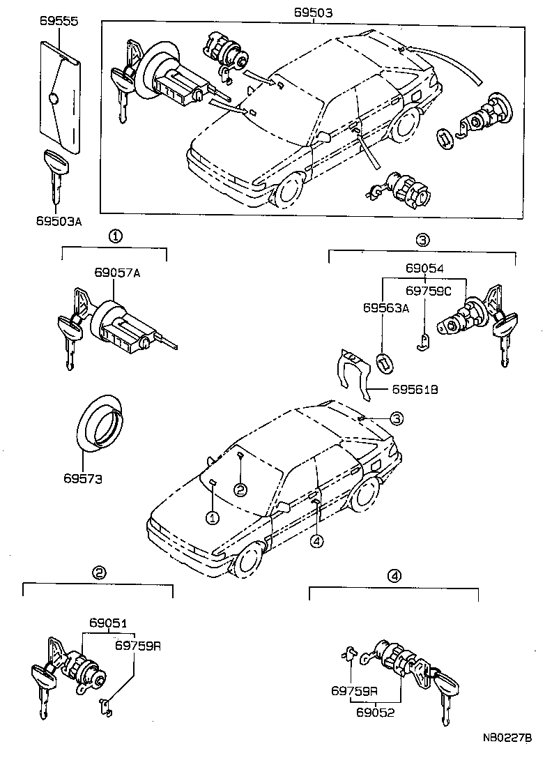  SPRINTER |  LOCK CYLINDER SET