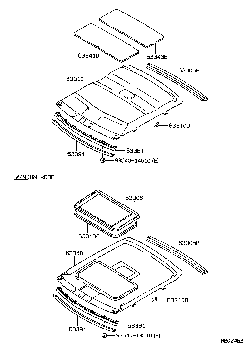  SPRINTER TRUENO |  ROOF HEADLINING SILENCER PAD