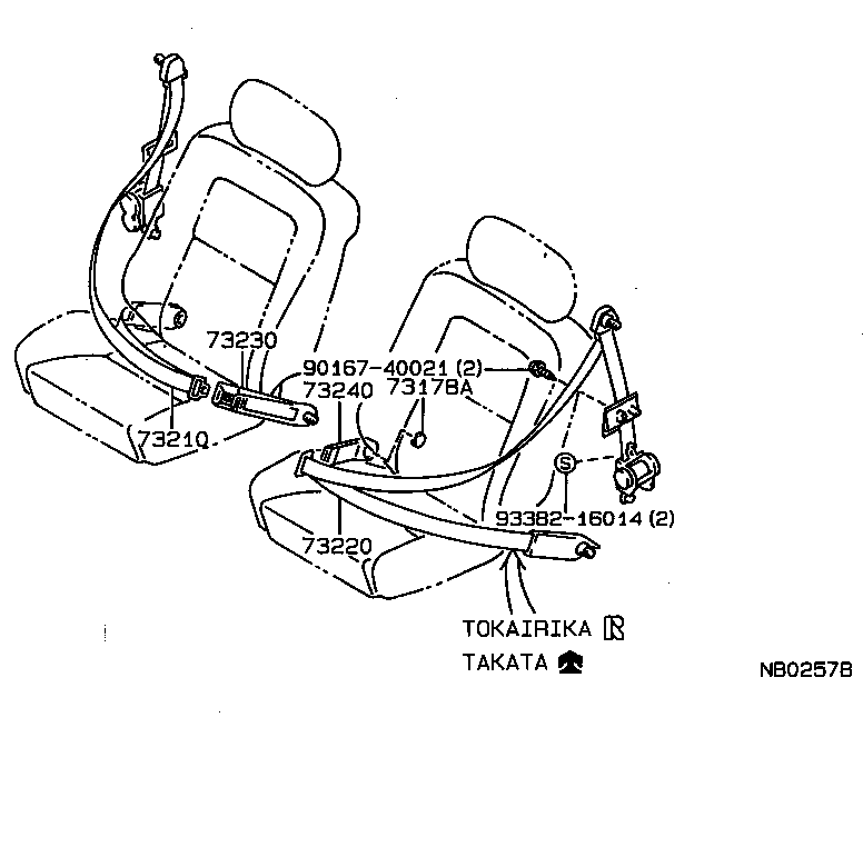  SPRINTER TRUENO |  SEAT BELT CHILD RESTRAINT SEAT
