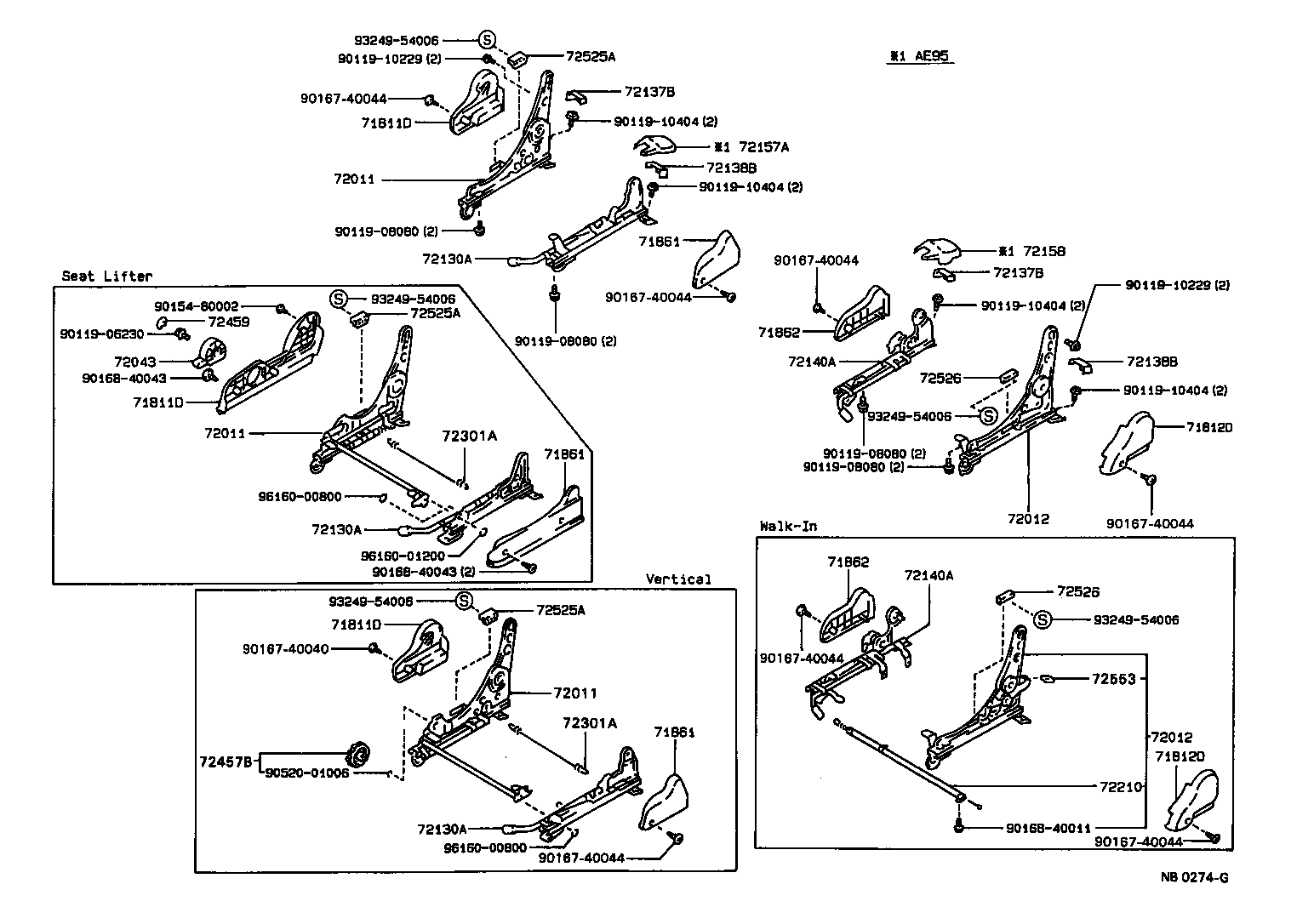  SPRINTER |  FRONT SEAT SEAT TRACK