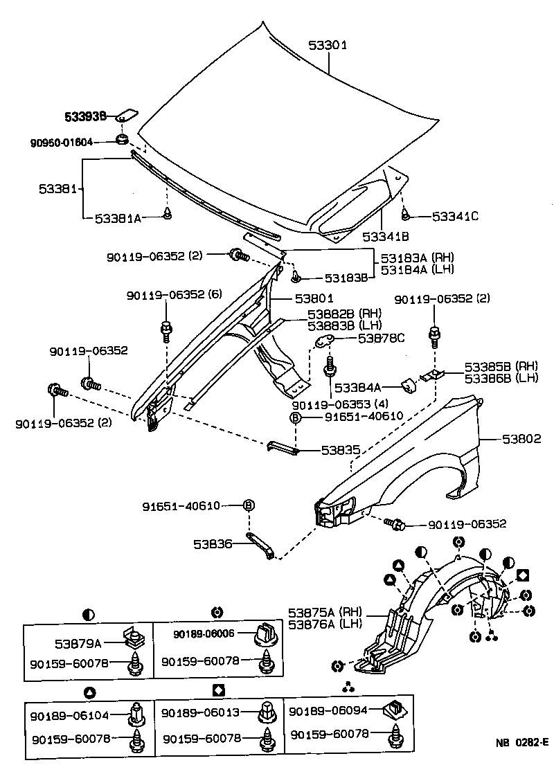  SPRINTER |  HOOD FRONT FENDER