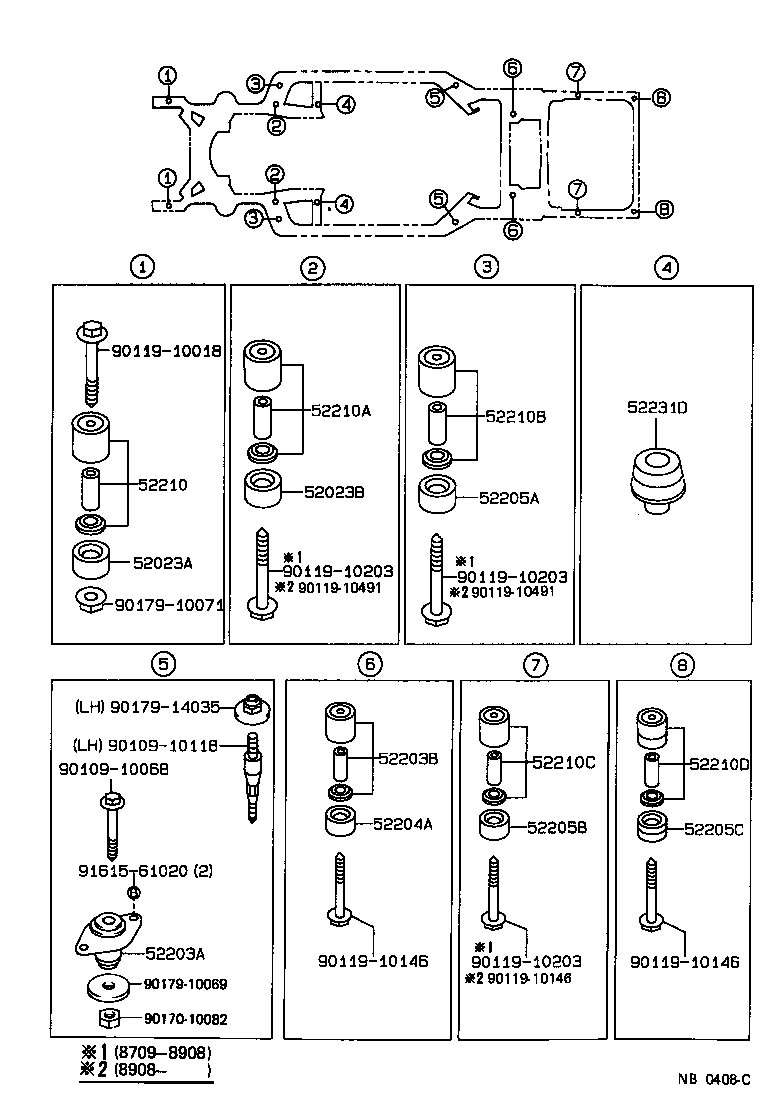  CROWN |  BODY MOUNTING