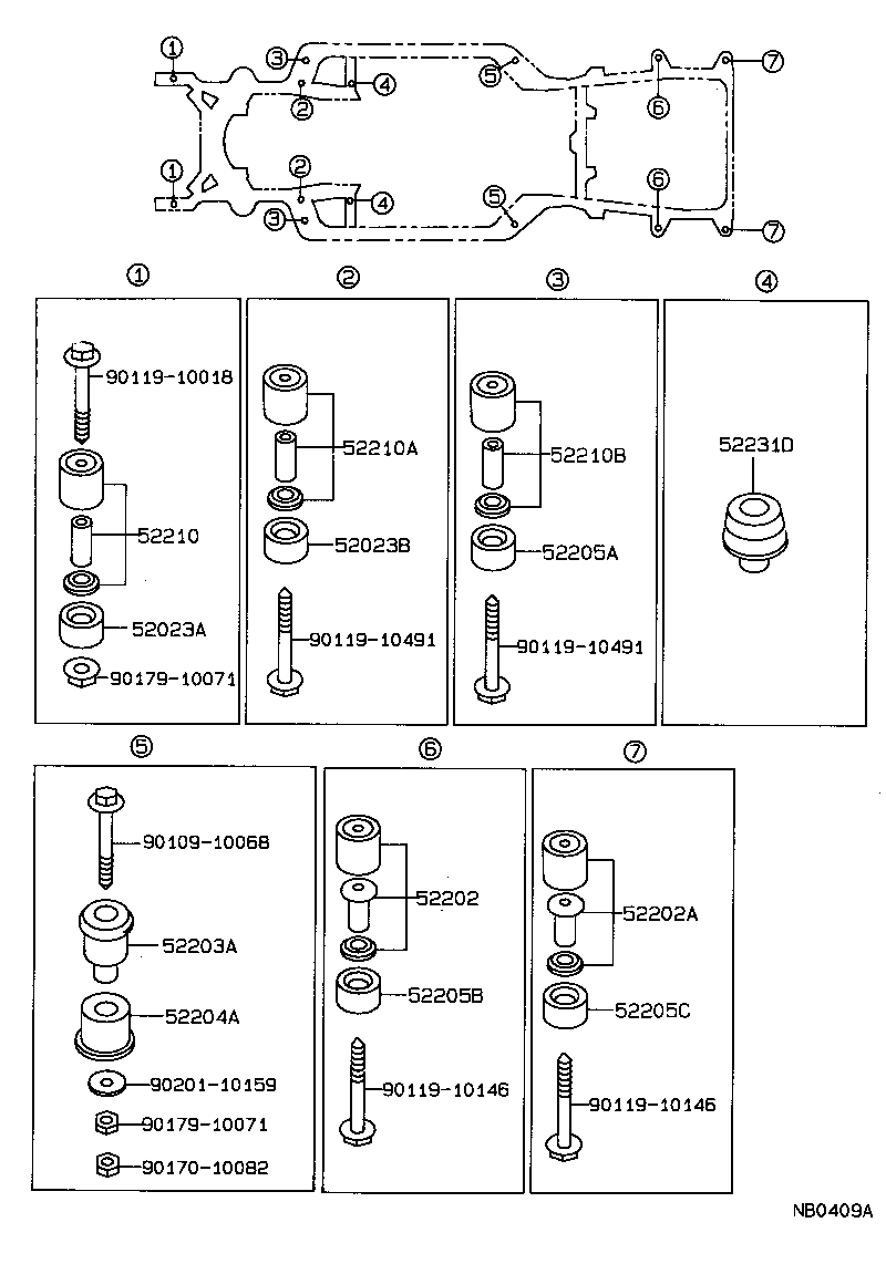  CROWN |  BODY MOUNTING