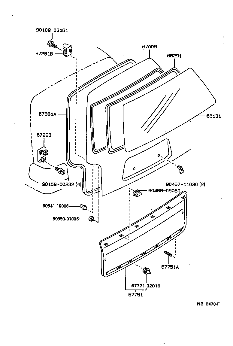  SPRINTER |  BACK DOOR PANEL GLASS