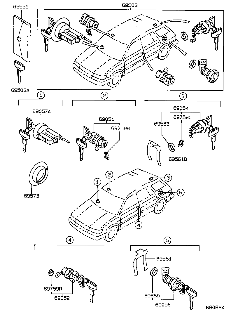  SPRINTER |  LOCK CYLINDER SET