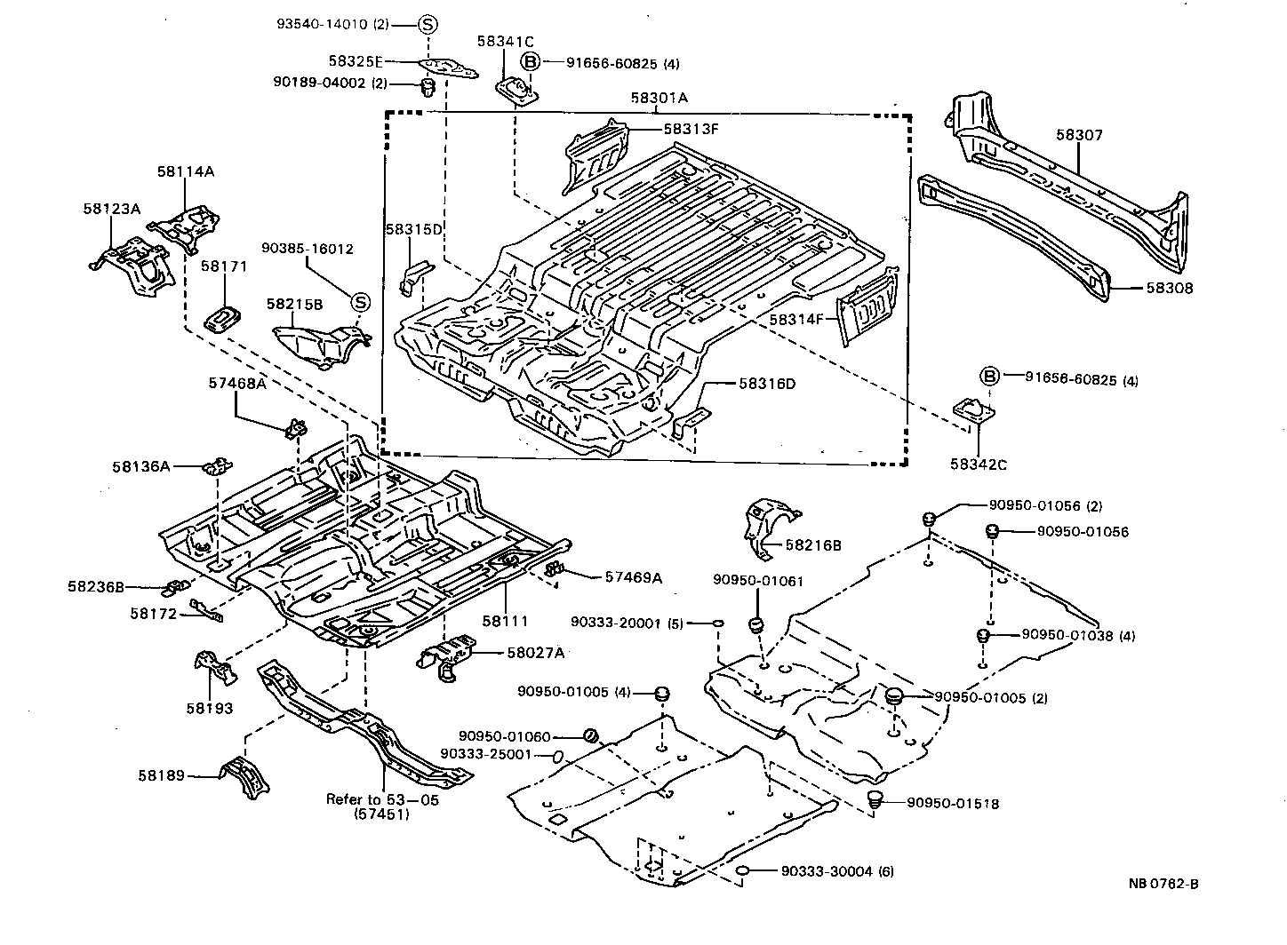  CARINA FF |  FLOOR PAN LOWER BACK PANEL