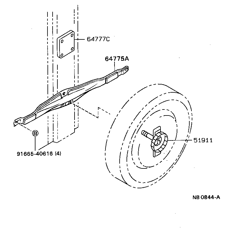  CHASER |  SPARE WHEEL CARRIER