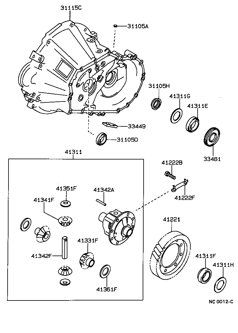 SPRINTER | FRONT AXLE HOUSING DIFFERENTIAL