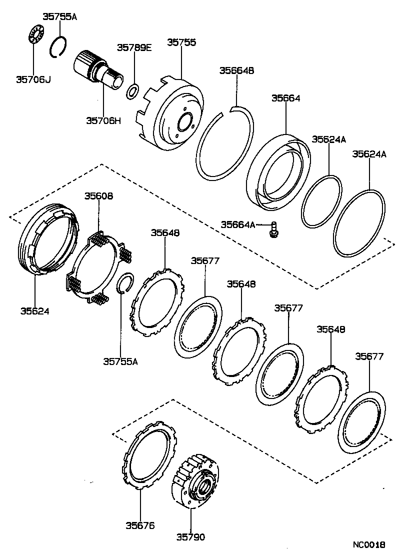  SPRINTER CARIB |  CENTER SUPPORT PLANETARY SUN GEAR ATM