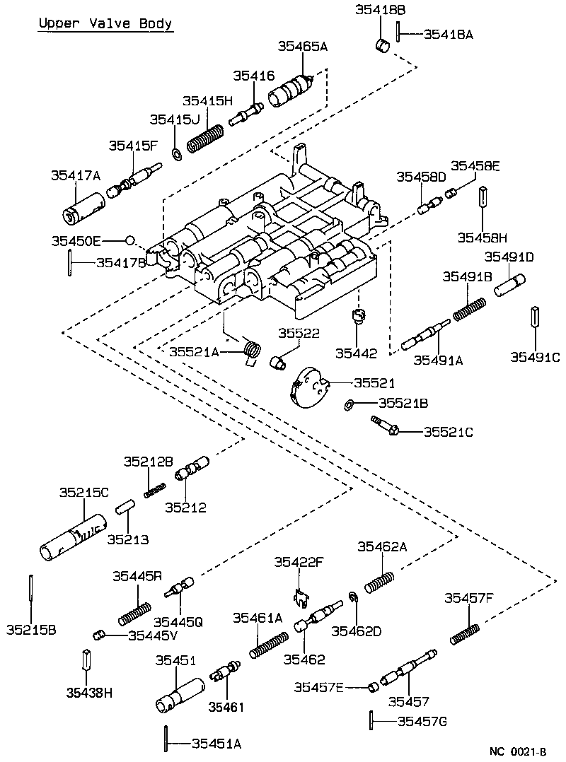  SPRINTER |  VALVE BODY OIL STRAINER ATM