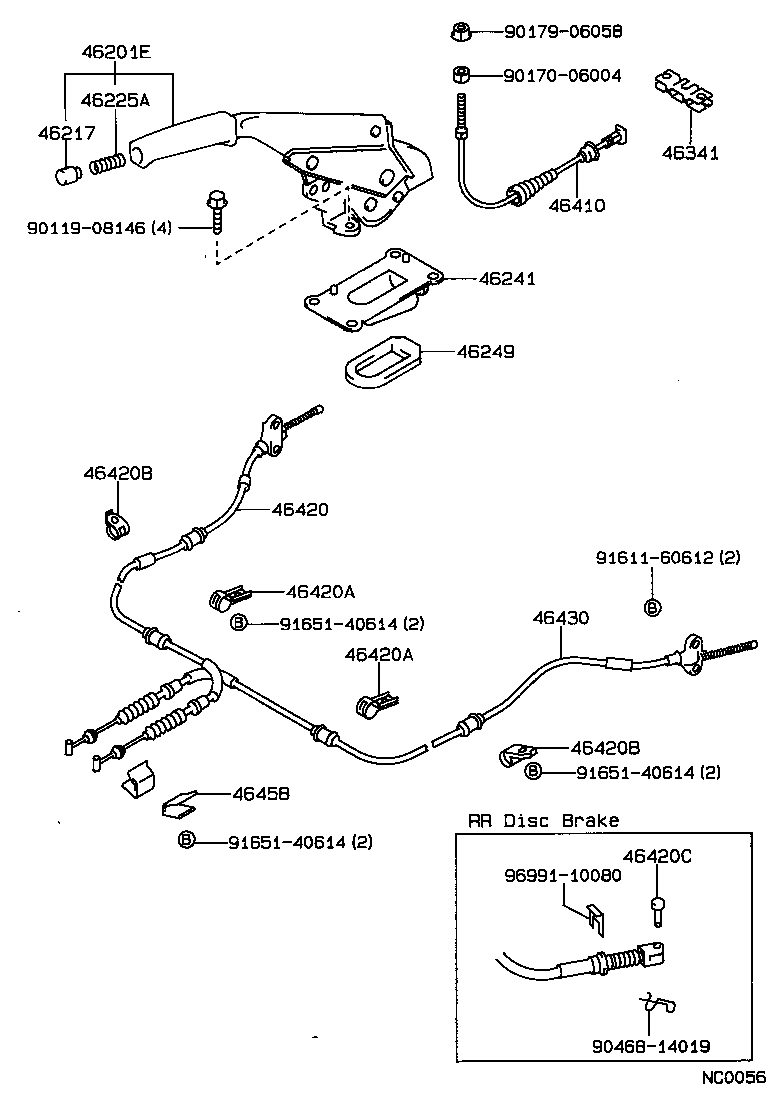  SPRINTER |  PARKING BRAKE CABLE
