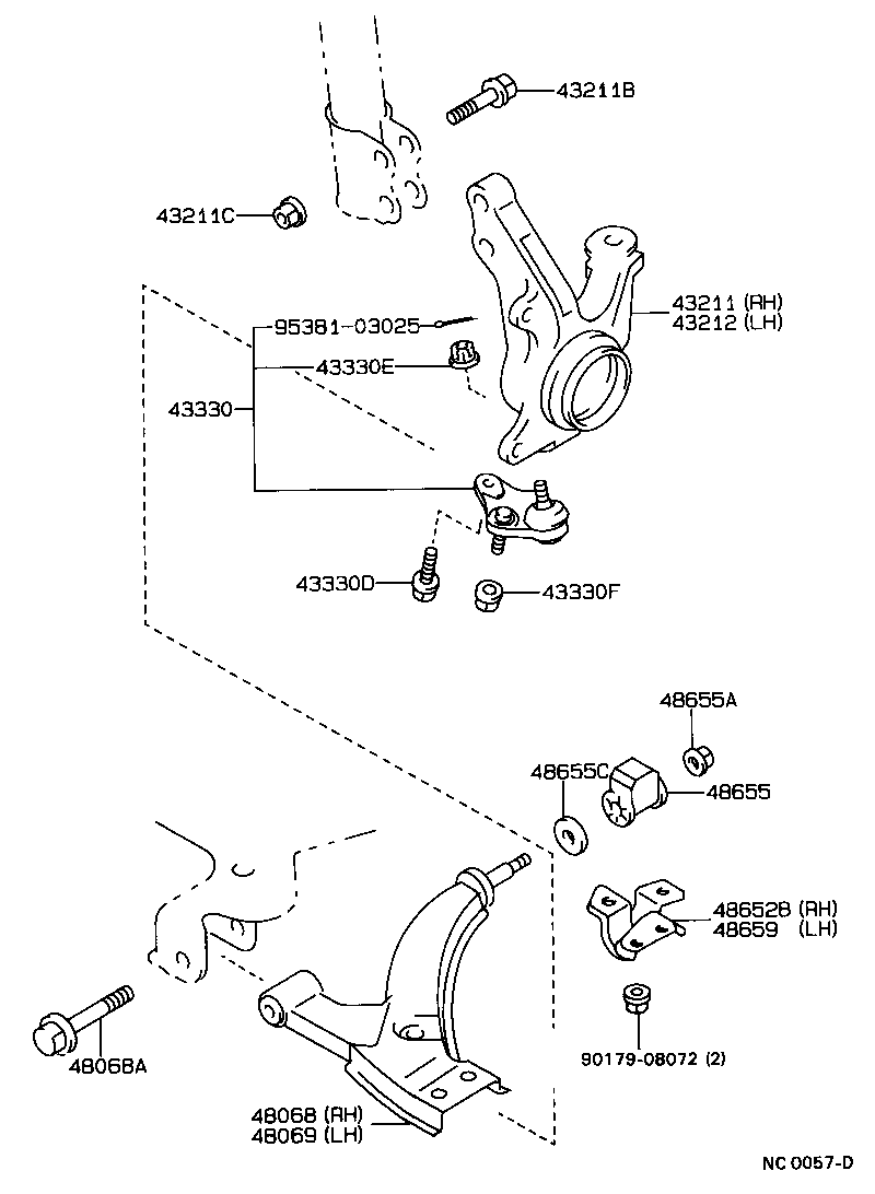  SPRINTER |  FRONT AXLE ARM STEERING KNUCKLE