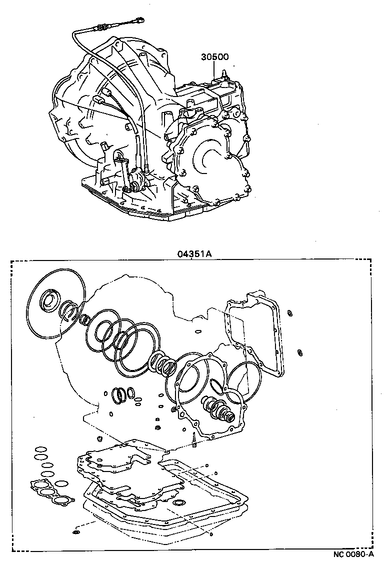  SPRINTER |  TRANSAXLE OR TRANSMISSION ASSY GASKET KIT ATM