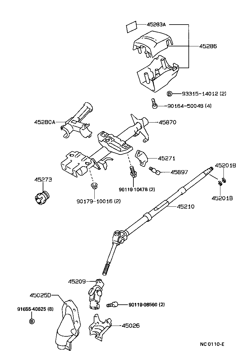  SPRINTER |  STEERING COLUMN SHAFT