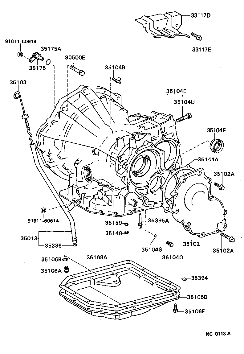  SPRINTER |  TRANSMISSION CASE OIL PAN ATM