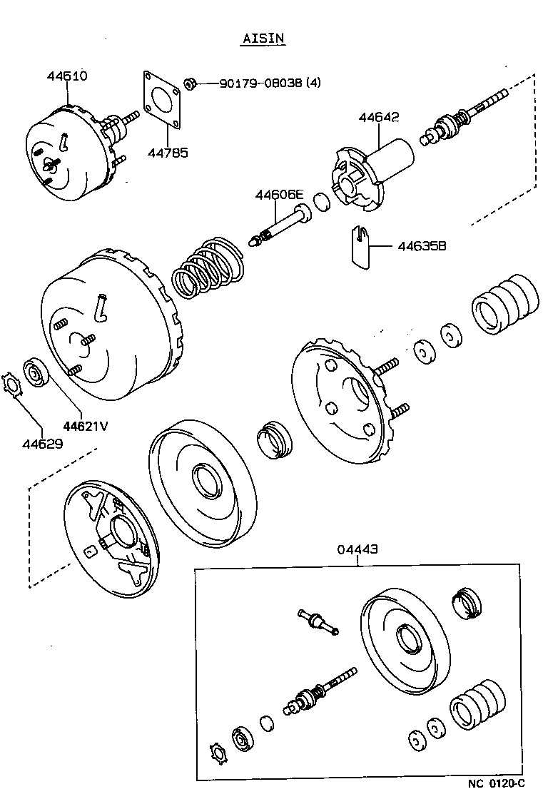  SPRINTER CARIB |  BRAKE BOOSTER VACUUM TUBE