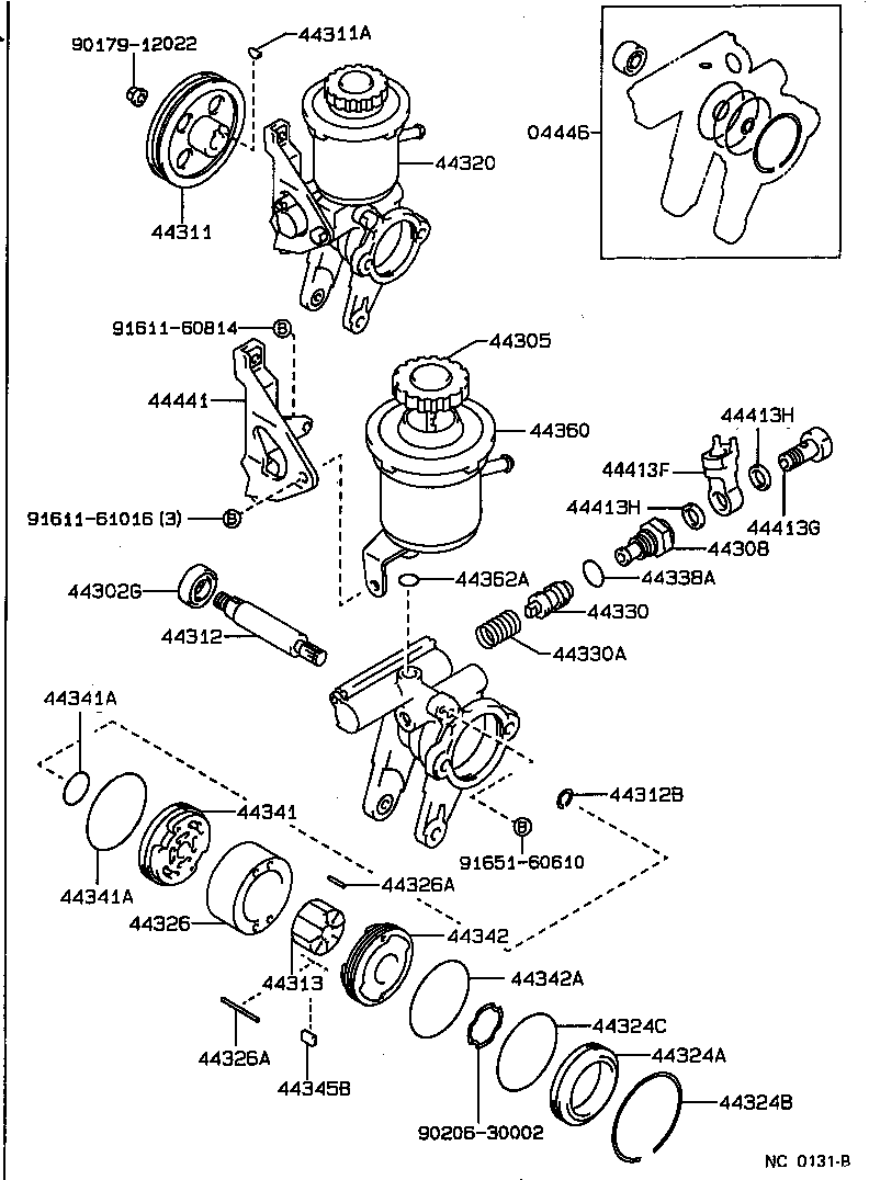  SPRINTER |  VANE PUMP RESERVOIR POWER STEERING