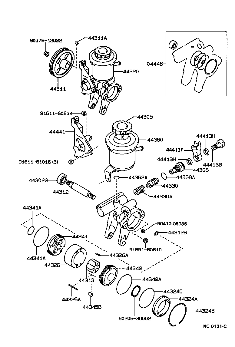  SPRINTER CARIB |  VANE PUMP RESERVOIR POWER STEERING