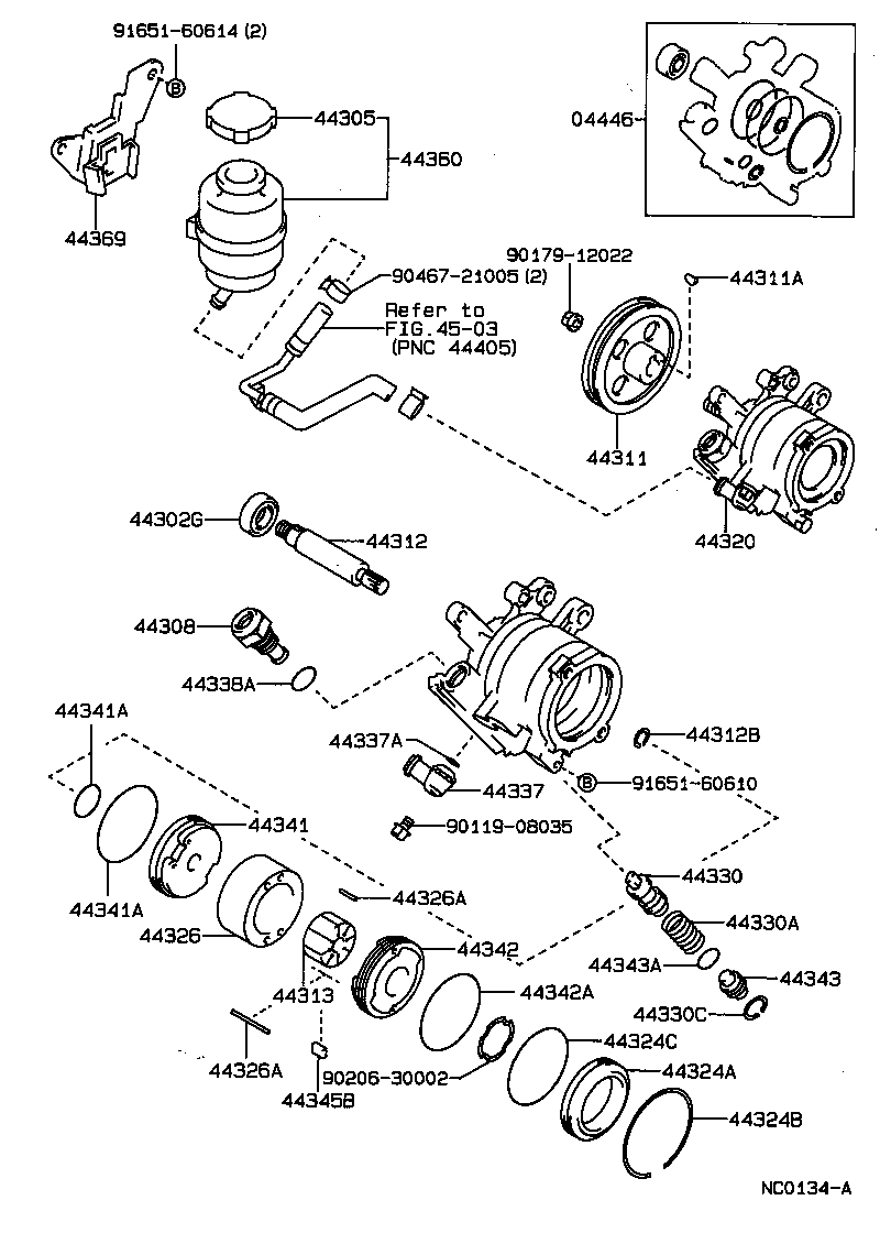  SPRINTER |  VANE PUMP RESERVOIR POWER STEERING