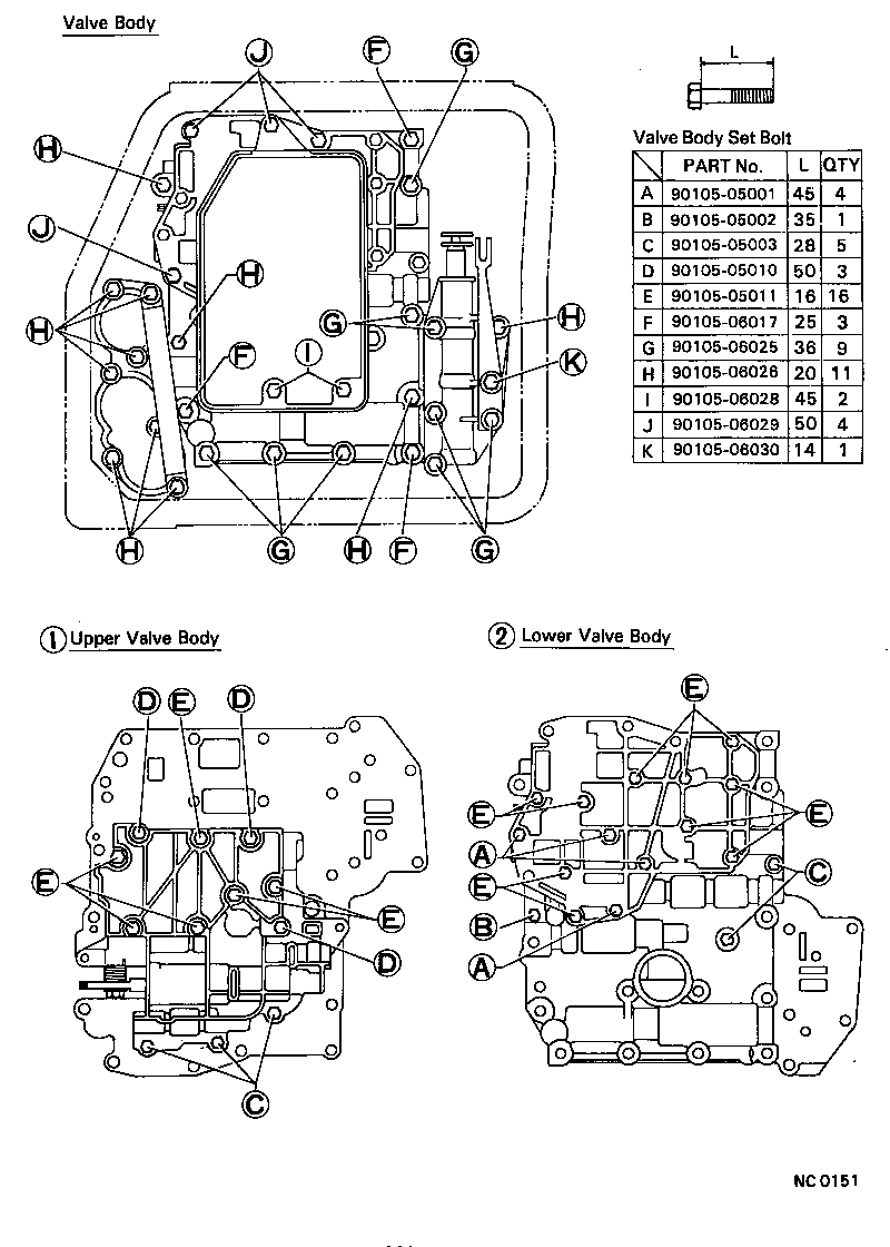  SPRINTER |  VALVE BODY OIL STRAINER ATM