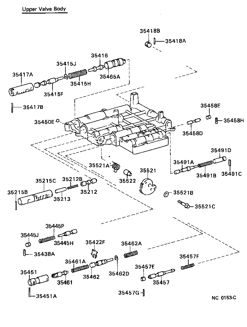 SPRINTER TRUENO |  VALVE BODY OIL STRAINER ATM